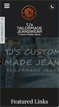 Mobile Screenshot of custom-made-jeans.com